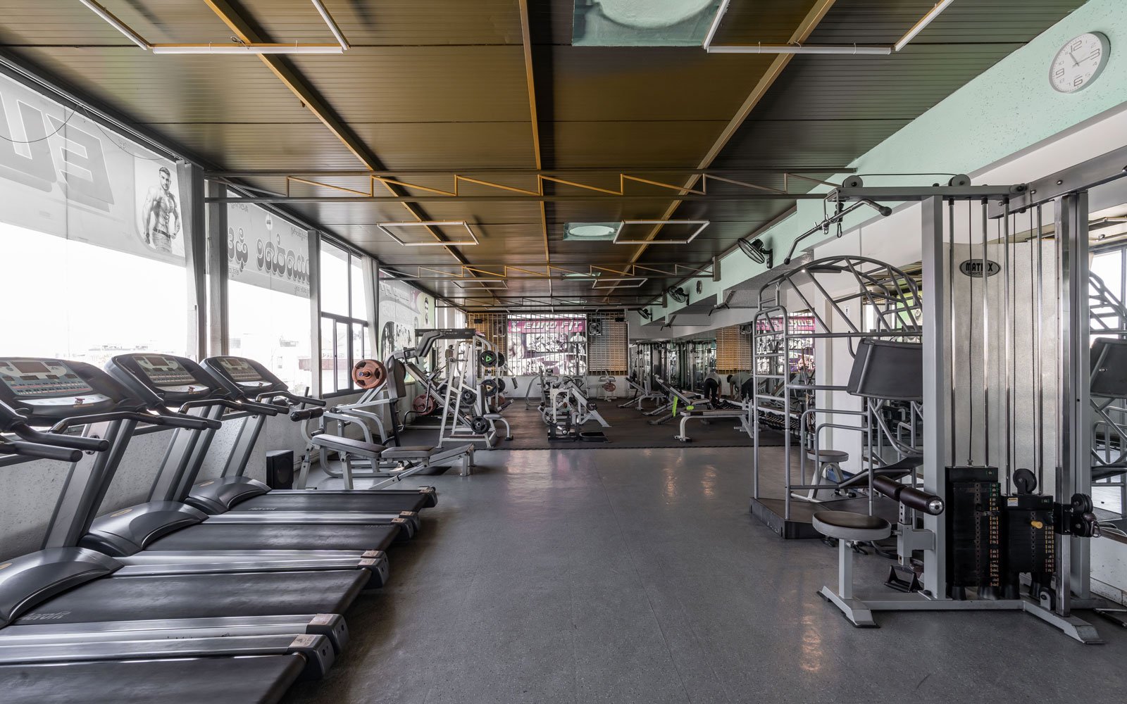 Fully-equipped gym facility